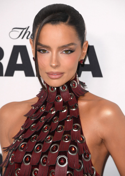 ImagMaura Higgins arrives at the Los Angeles Premiere Of A24's The Drama at DGA Theater Complex on March 17 2026 in Los...